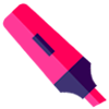 Felt tips - school vocabulary