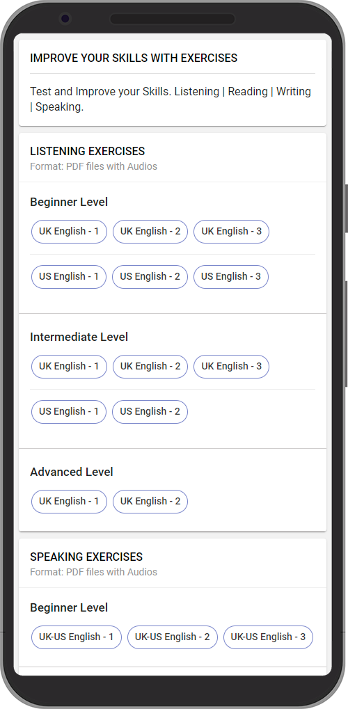 Learn English offline anytime